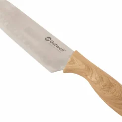 Outwell Caldas Knife Set Wide Cutting Board Black