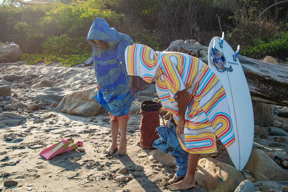 Packtowl Changing Poncho Botanical