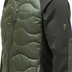 Peak Performance Men's Helium Down Hybrid Hood Pine Needle
