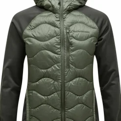 Peak Performance Men's Helium Down Hybrid Hood Pine Needle