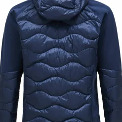 Peak Performance Men's Helium Down Hybrid Hood Blue Shadow