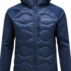 Peak Performance Men's Helium Down Hybrid Hood Blue Shadow