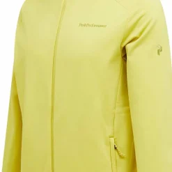 Peak Performance Men's Light Zip Hood Canary Lime