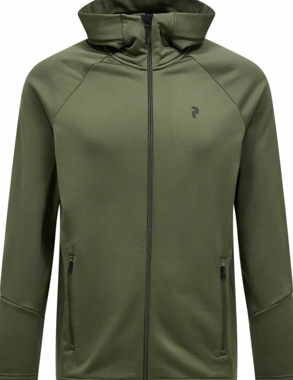 Peak Performance Men's Rider Essentials Zip Hood Pine Needle/pine Needle/