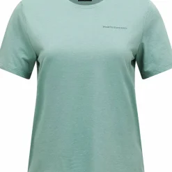 Peak Performance Women's Explore Logo Tee Green Valley