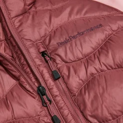 Peak Performance Women's Helium Down Hybrid Hood Wild Rouge
