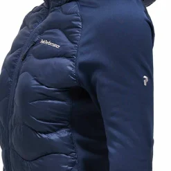 Peak Performance Women's Helium Down Hybrid Hood Blue Shadow