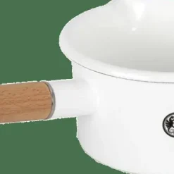 Petromax Enamel Saucepan 1 L White