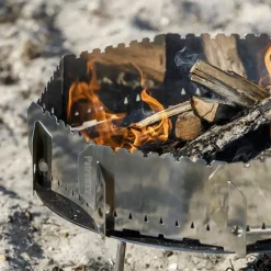 Petromax Plug-In Windbreak Fire Pits Stainless Steel