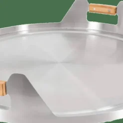 Petromax Tyropit Lid With Table Function Stainless Steel/Beech Wood