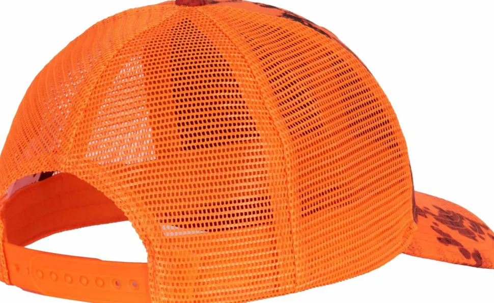 Pinewood Hunters Mesh Cap Strata Blaze/Moss Green