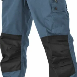 Pinewood Kids' Lappland Trousers Steelblue/Black