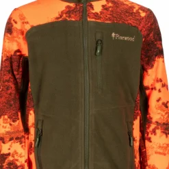 Pinewood Kids' Oviken Fleece AP Strata Blaze/H.Green