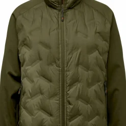 Pinewood Men's Abisko Insulation Hybrid Jacket Olive Green