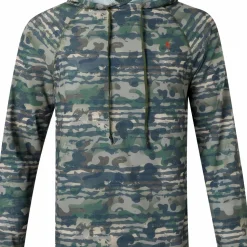 Pinewood Men's Air Vent Hoodie Green Camou