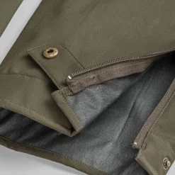 Pinewood Men's Brenton Trousers Dark Olive/Suede Brown