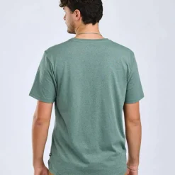 Pinewood Men's Finnveden Recycled Outdoor T-Shirt Aquagr. Melange Campsite
