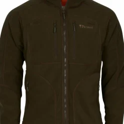 Pinewood Men's Furudal Reversible Camou Fleece Jacket Hunting Brown/Strata Blaze