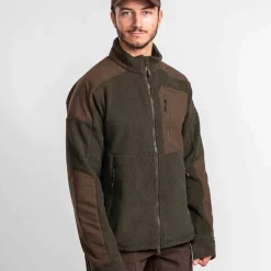 Pinewood Men's Småland Forest Fleece Jacket Hunting Green