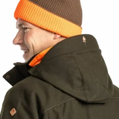 Pinewood Men's Småland Reversible Hunters Hat Mossgreen/Orange