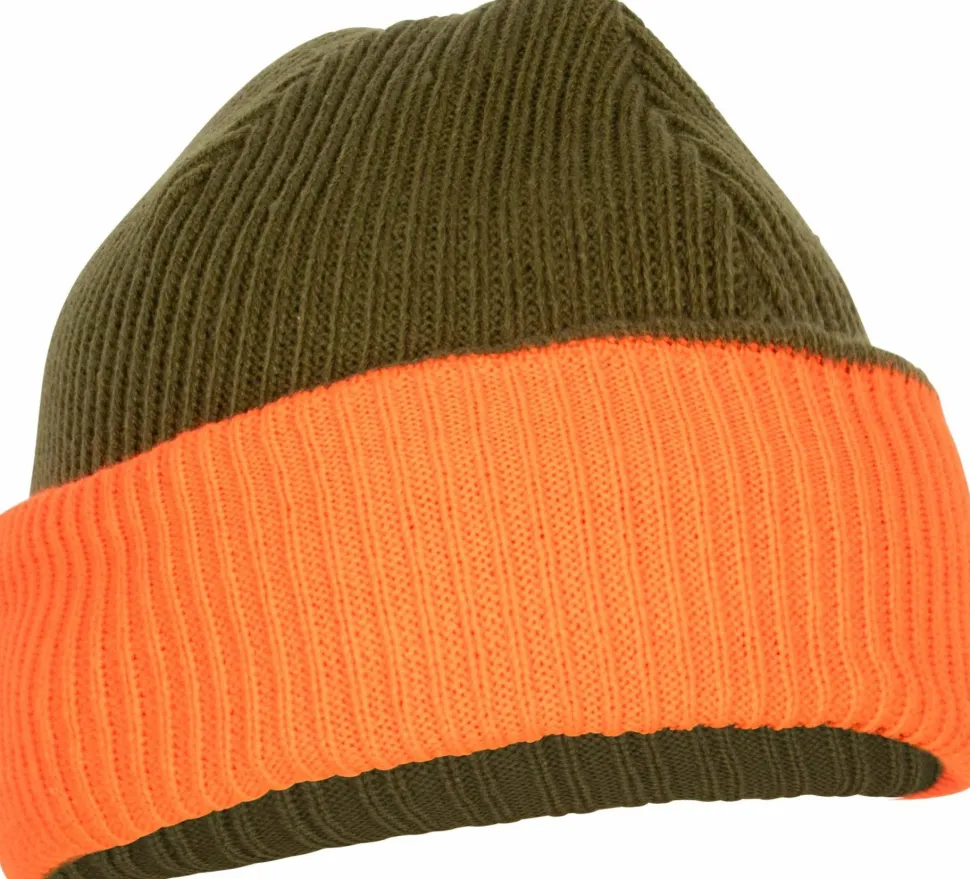 Pinewood Men's Småland Reversible Hunters Hat Mossgreen/Orange