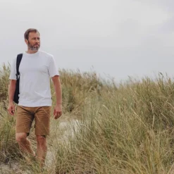 Pinewood Men's Värnamo Vintage Canvas Shorts Sand