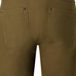 Pinewood Men's Värnamo Vintage Canvas Shorts Olive Brown