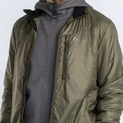 Pinewood Men's Wool Insulated Midlayer Jacket Moss Green