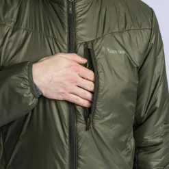 Pinewood Men's Wool Insulated Midlayer Jacket Moss Green