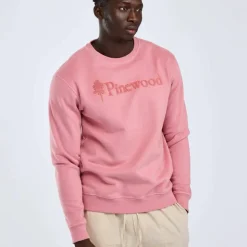 Pinewood Unisex Värnamo Pinewood Logo Sweater Dusty Pink