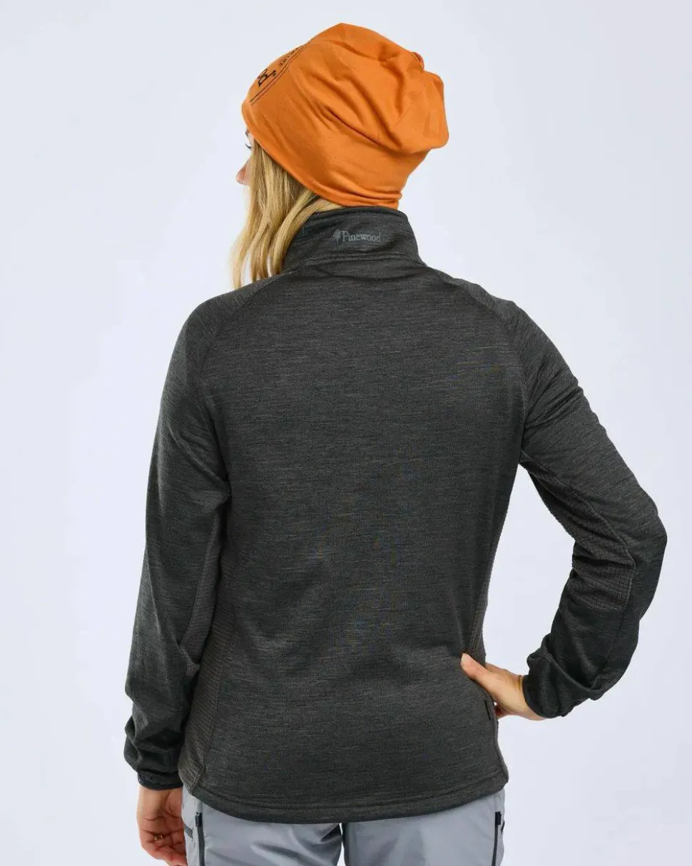 Pinewood Women's Abisko Fleece Jacket Ash Grey