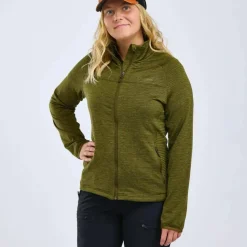 Pinewood Women's Abisko Fleece Jacket Olive Green