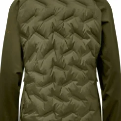 Pinewood Women's Abisko Insulation Hybrid Jacket Olive Green