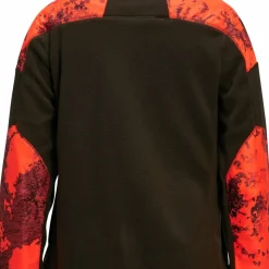 Pinewood Women's Småland Hunters Camou Fleece Jacket H.Brown/Strata Blaze
