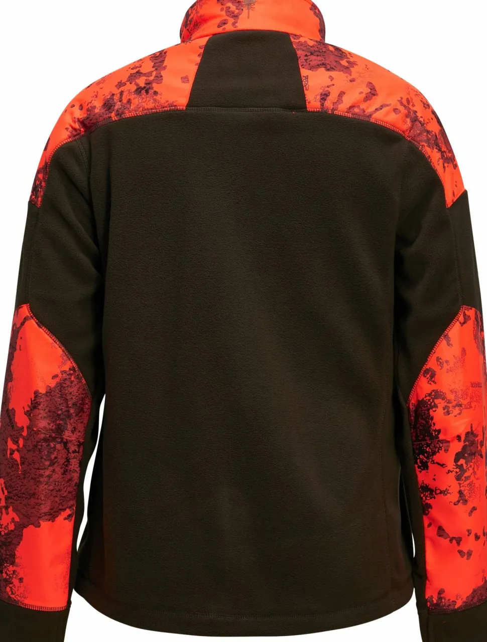 Pinewood Women's Småland Hunters Camou Fleece Jacket H.Brown/Strata Blaze