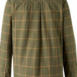 Pinewood Women's Wolf Shirt Green/terracotta