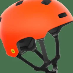 POC Crane Mips Bike Helmet Fluorescent Orange Matt