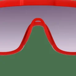 POC Devour Mid Bike Sunglasses Prismane Red/Clarity Road/Partly Sunny Gold