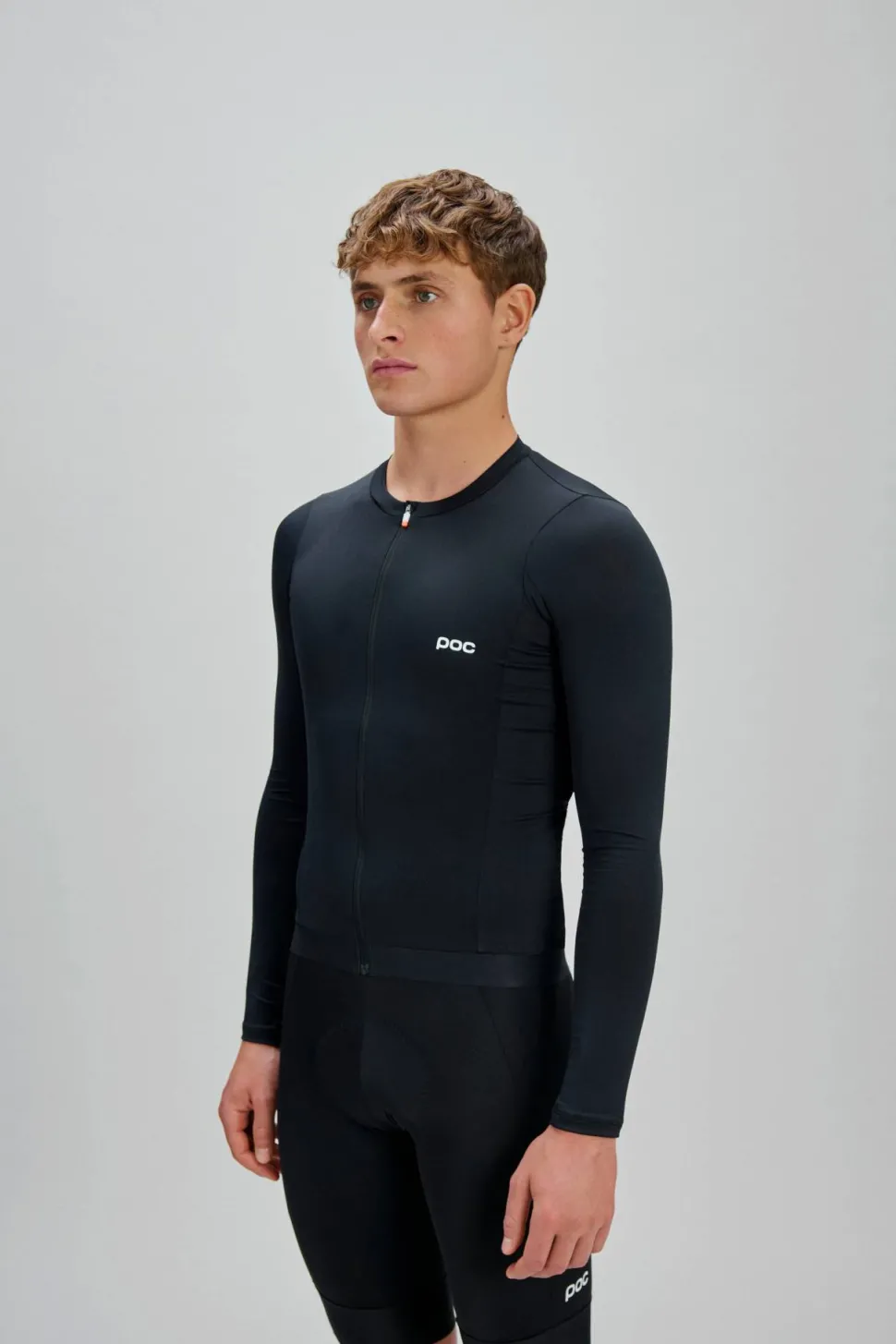 POC Men's Cadence Long Sleeve Cycling Jersey Uranium Black