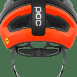 POC Omne Air Mips Cycling Helmet Uranium Black Matt/Fluorescent Orange Matt