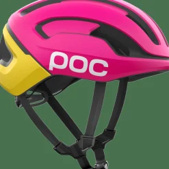 POC Omne Air Mips Cycling Helmet Rhos Red Matt/Citrine Yellow Matt