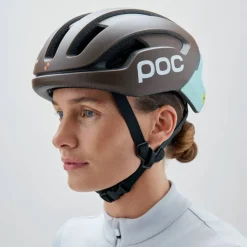 POC Omne Air Mips Cycling Helmet Bronzite Brown Matt/Lazurite Blue Matt