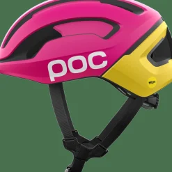 POC Omne Air Mips Cycling Helmet Rhos Red Matt/Citrine Yellow Matt
