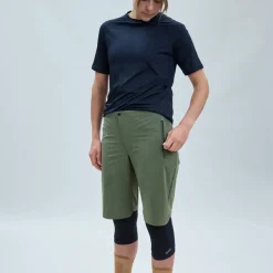POC Women's Essential Enduro Shorts Epidote Green