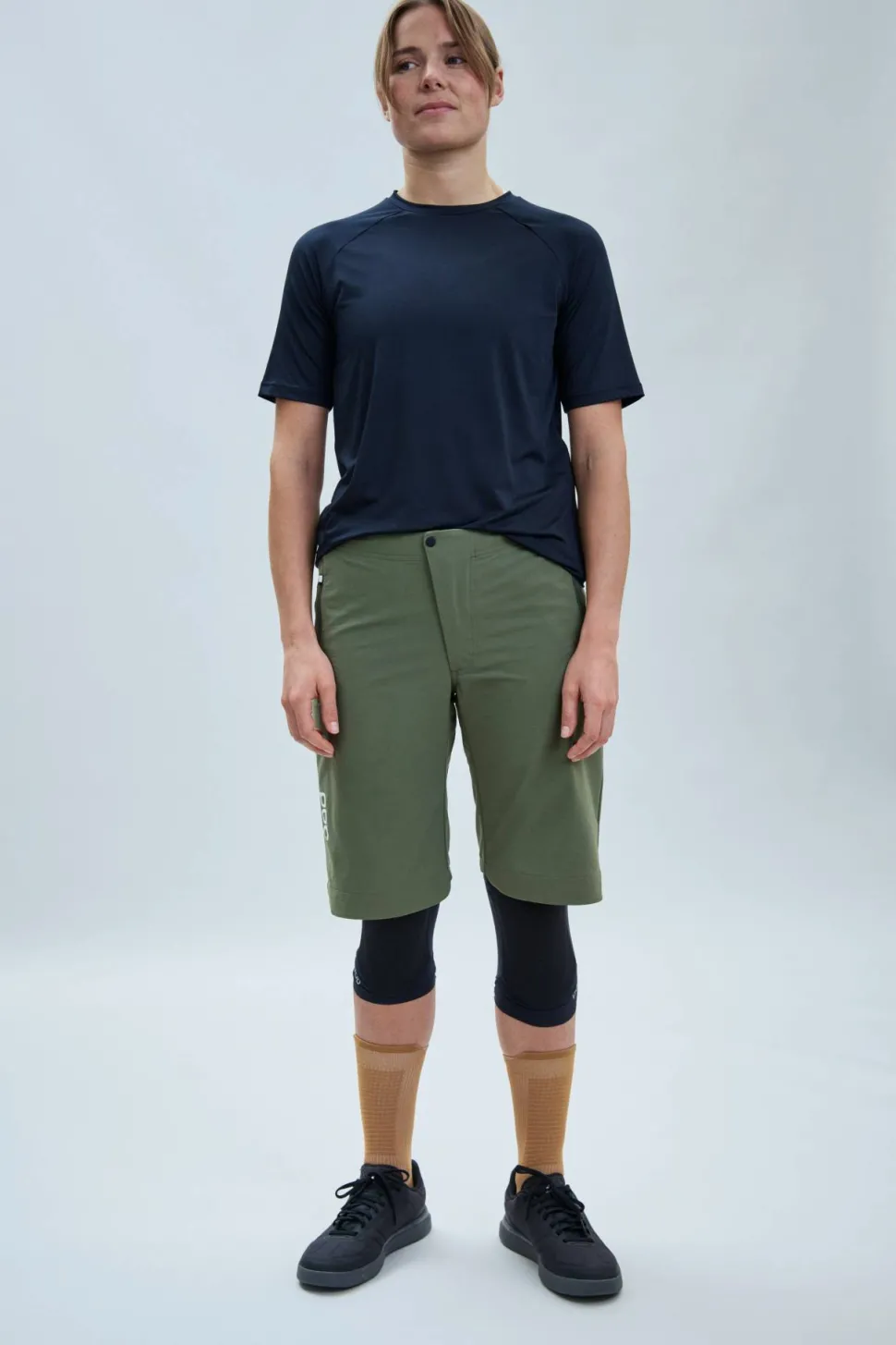POC Women's Essential Enduro Shorts Epidote Green