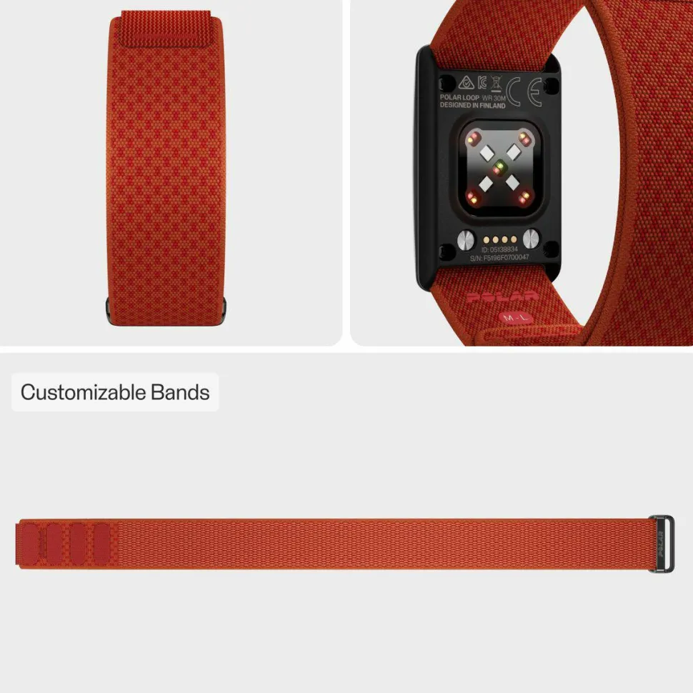 Polar Loop SoftWeave-band Orange