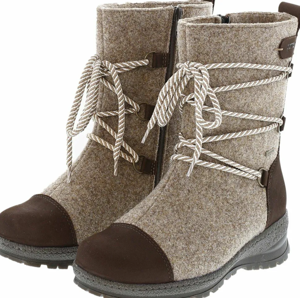 Pomar Women's Koli XW GORE-TEX® Felt Boots Sand/Brown