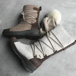 Pomar Women's Koli XW GORE-TEX® Felt Boots Sand/Brown