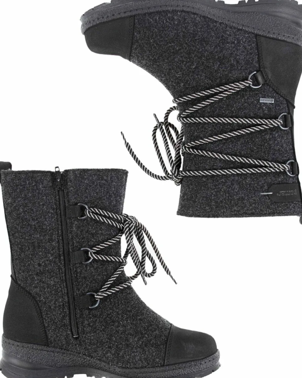 Pomar Women's Koli XW GORE-TEX® Felt Boots Granite/Black