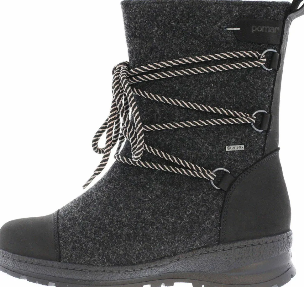 Pomar Women's Koli XW GORE-TEX® Felt Boots Granite/Black